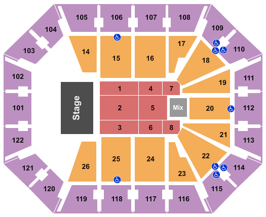 Mohegan Sun Arena Dave Matthews Band Seating Chart