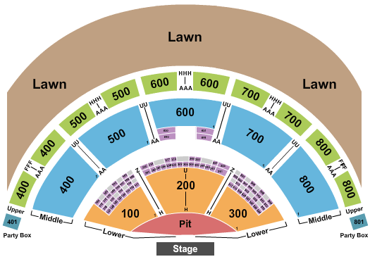 The Meadows Music Theatre Dave Matthews Band Seating Chart